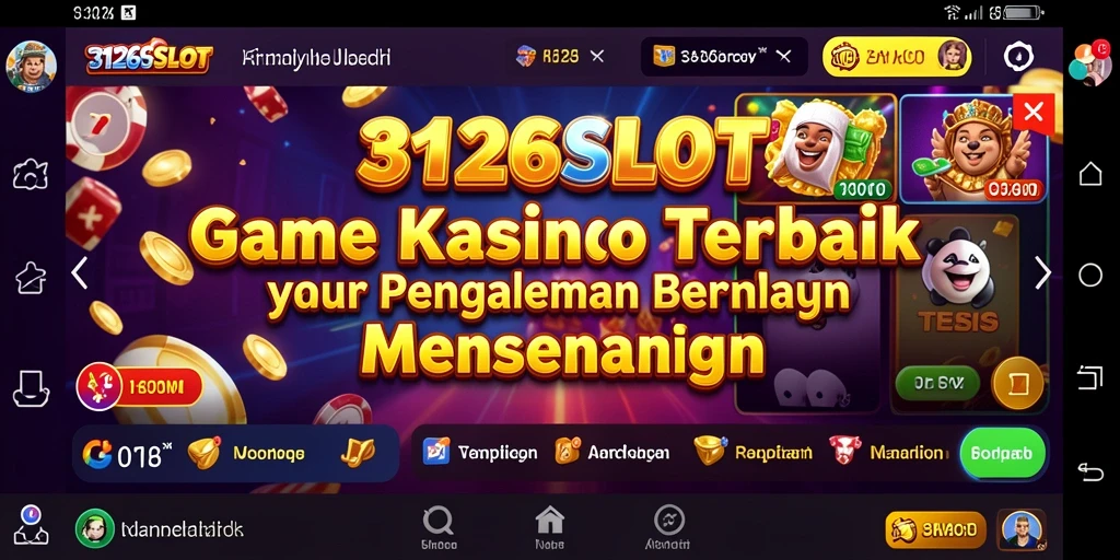 Screenshot 3126SLOT menampilkan pengalaman bermain slot yang menegangkan dan seru.