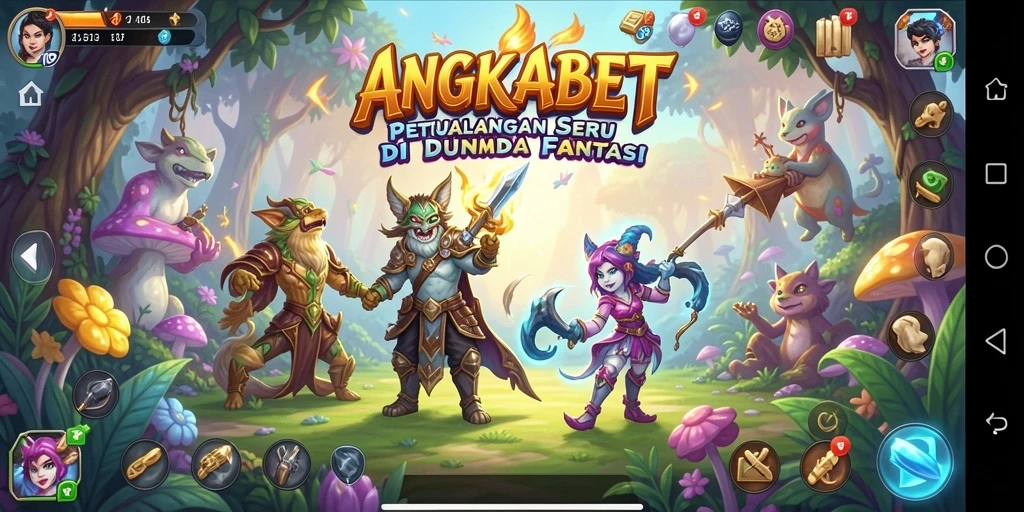Screenshot gameplay <strong>ANGKABET</strong> menampilkan petualangan seru dan tantangan yang menarik.