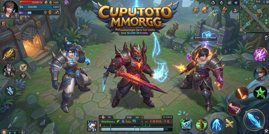 Gameplay seru dalam CUPUTOTO dengan pertarungan mendebarkan.