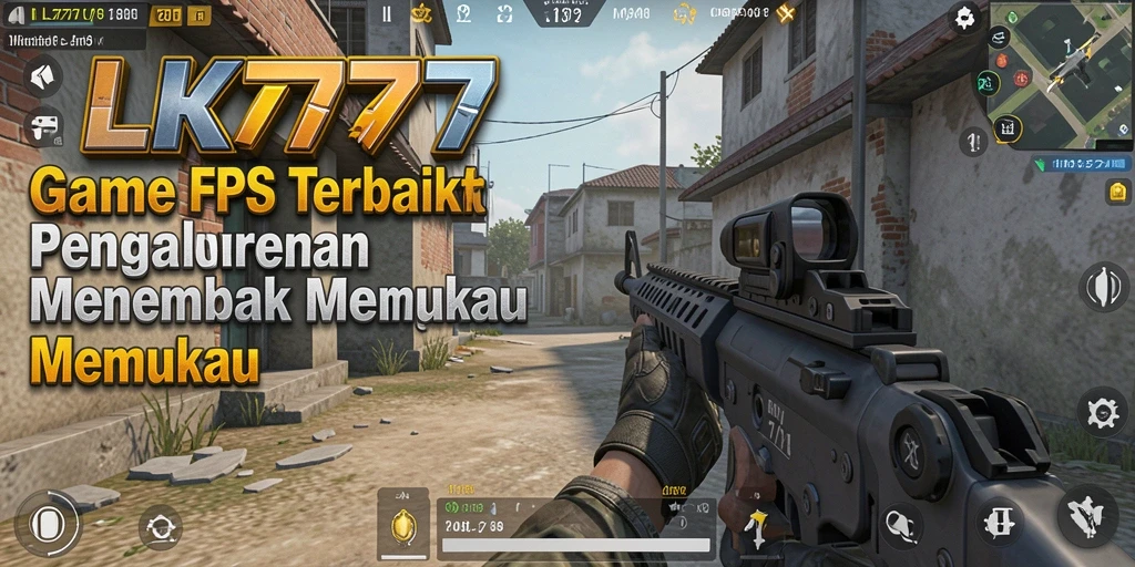 Screenshot gameplay LK777 menampilkan aksi menembak yang intens dan strategis.