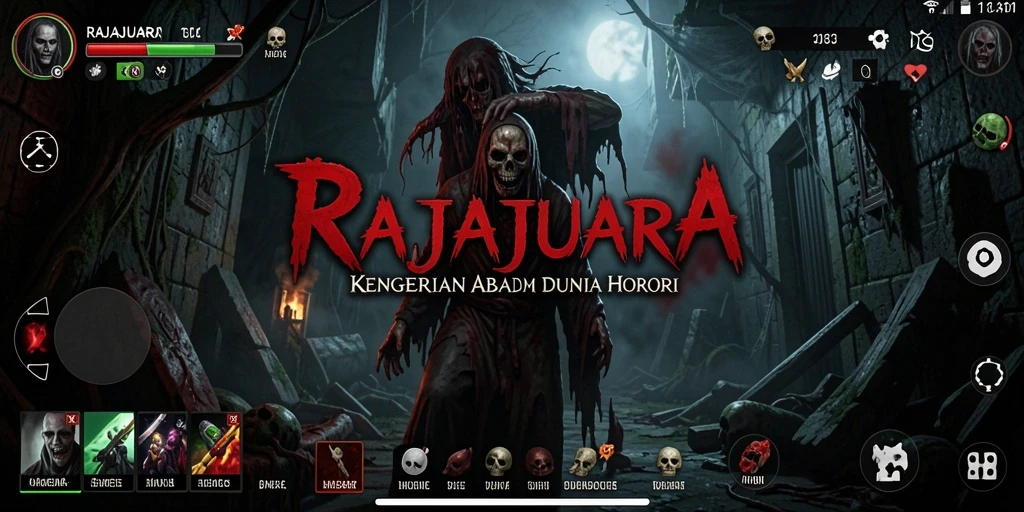 Screenshot RAJAJUARA menampilkan suasana menegangkan dalam game Horror.